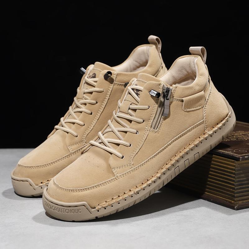 Womens/Men's Leather Shoes Large Casual Shoes Sports Men's Fashionable Casual Leather Shoes