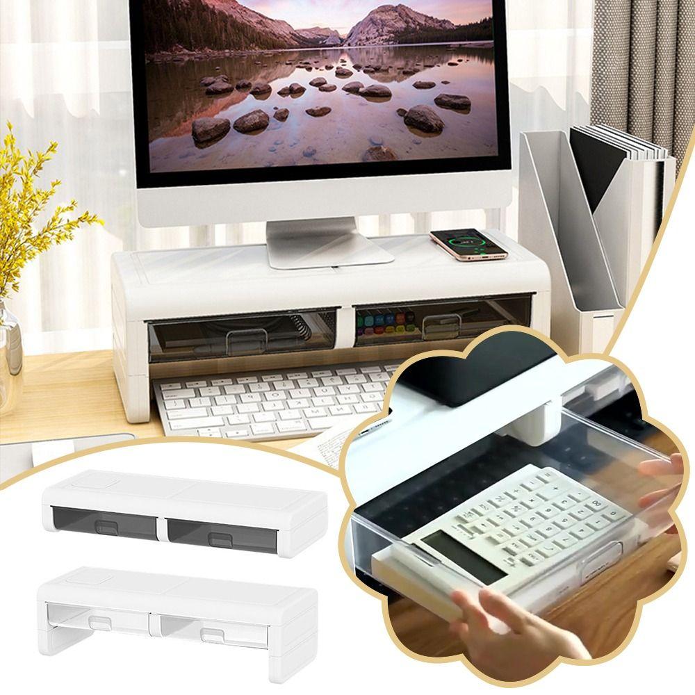 Desktop Computer Monitor Stand with Drawer Monitor Stand New Computer Heightening Rack
