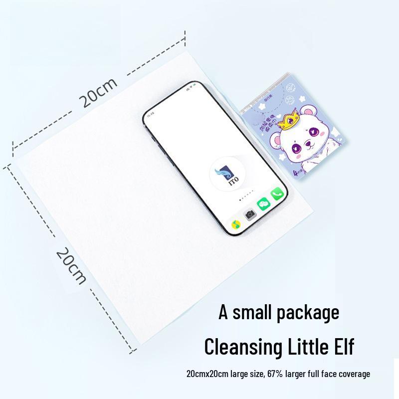 Portable Soft Cotton Face Towels - Travel-Friendly Disposable Handkerchiefs