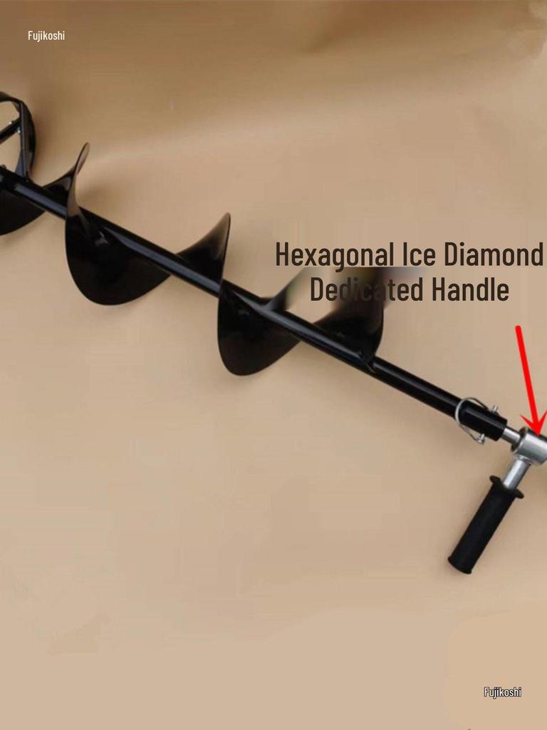 Příslušenství k ledovému vrtáku: Elektrická vrtačka Šestihranný adaptér & Konvertor s ruční klikou (18mm/20mm)