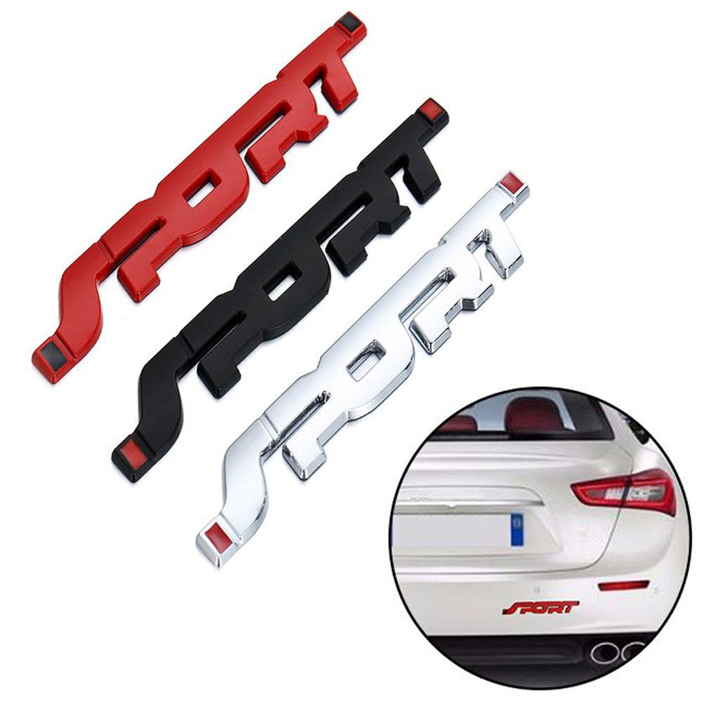 1 Stück Auto Metall Aufkleber 3D SPORT Auto Aufkleber Universelles Abzeichen Emblem Persönlichkeit Grafik Logo Dekoration DIY Basteln Kofferraum Zubehör
