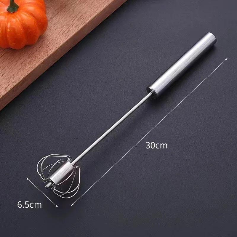 Stainless Steel Hand Egg Beater Durable Kitchen Whisk Mixer Versatile for Baking Whisking Blending Eggs Cream Batter Professiona