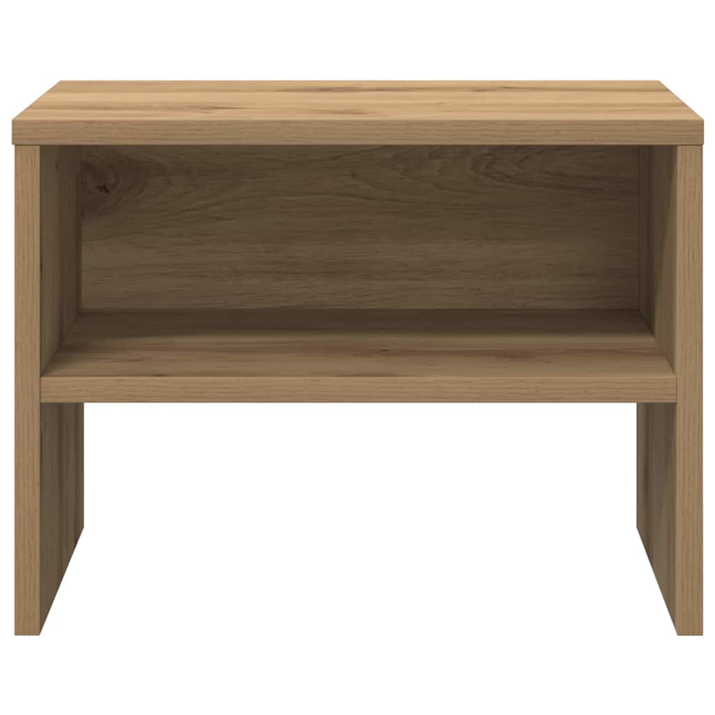 Nightstand Artisan Oak 40 x 40 x 30 cm Wood Based Material