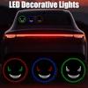 1Pcs Creative Car Back Window Devil's Eye LED Decorative Eye Light Expression Light Rear Window  Truck Car Warning Light