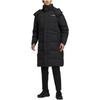 adidas Terrex Series Solid Color Logo Loose Warm Long Hooded Down Jacket Unisex Outerwear Black HM9710