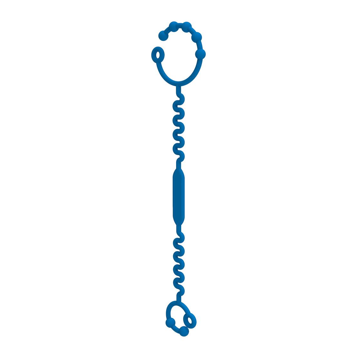 

Colorful Silicone Baby Teether & Pacifier Anti-Drop Chain темно-синий