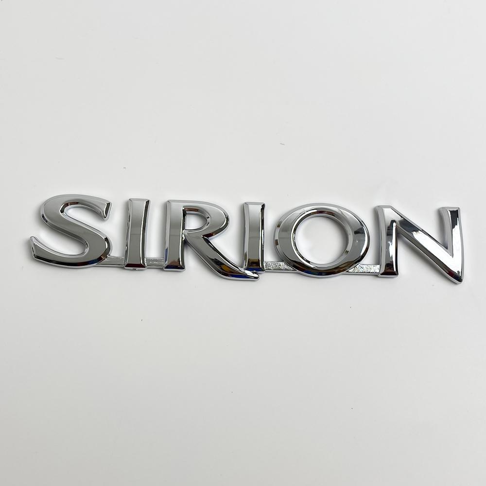 

3D Chrome/Black Daihatsu Sirion Letter Emblem Badge Sticker Rear Trunk Decal for TOYOTA Sirion 1998-2015 Exterior Replacement