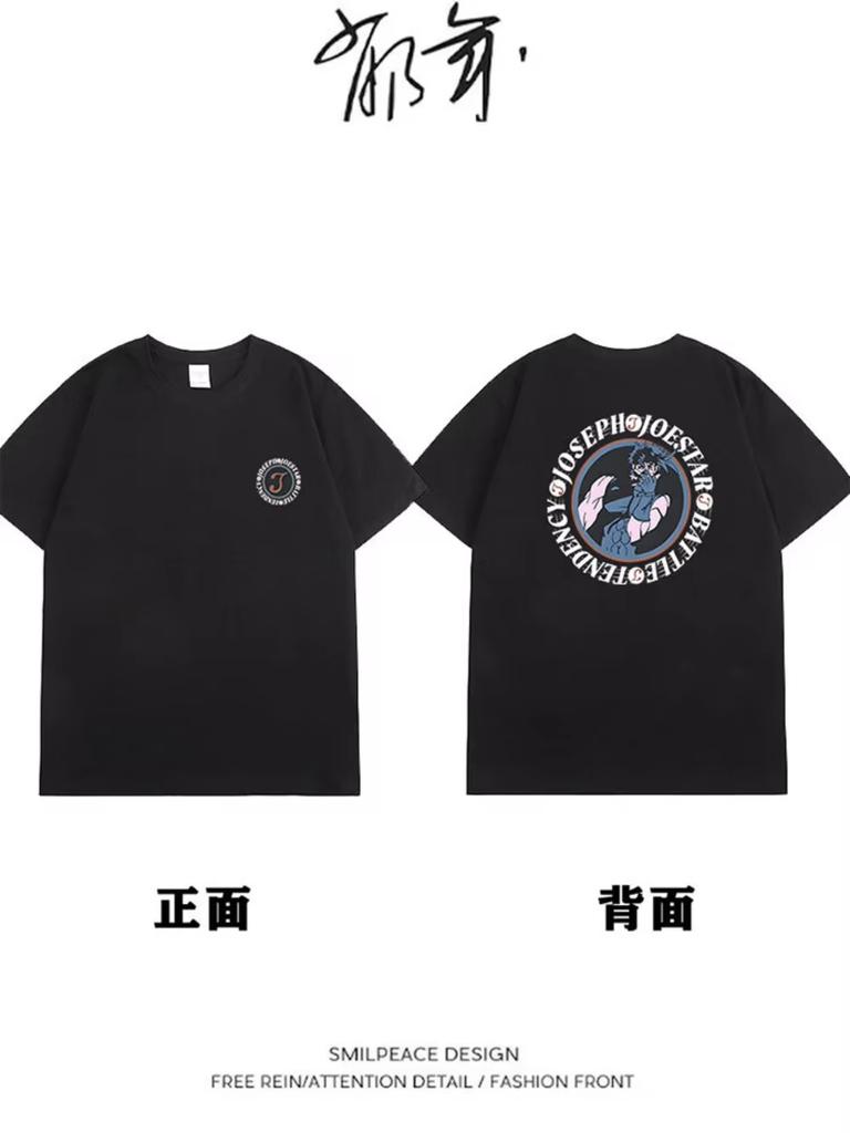 Unisex 2026 Summer JoJo SBR Johnny Joestar Anime Character Graphic Y2K Streetwear T-shirt