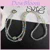 Water Crystal Starry Sky Phone Strap With Pvc Chain For Stylish Mobile Accessory