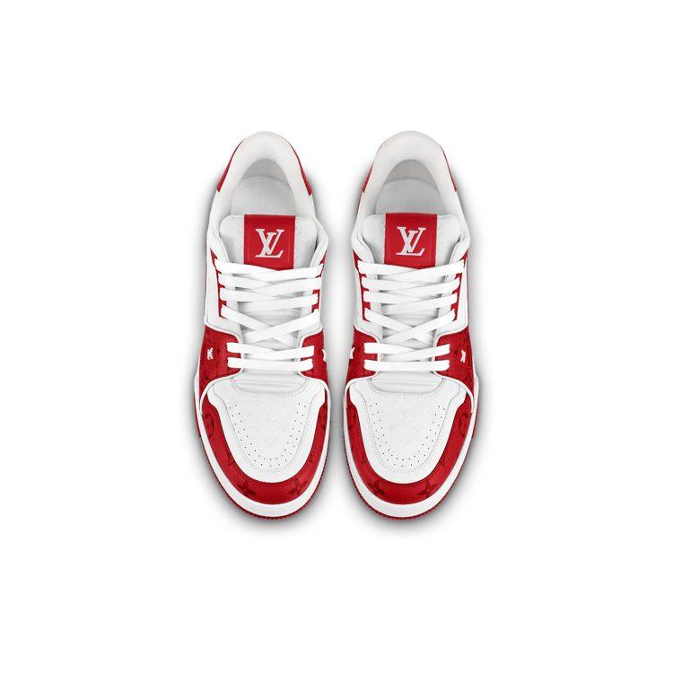 Louis Vuitton Scarpa da ginnastica bassa '#54 Mini Monogramma - Rosso' 1AANFH