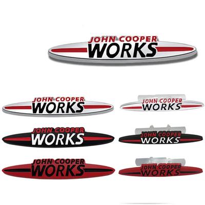 Pegatina de coche de letras originales JOHN COOPER WORKS para MINI JCW calcomanía decorativa tridimensional con logo para parrilla delantera de carrocería modificada