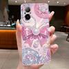 For Realme C67 4G RMX3890 Case C55 RMX3710 Casing Fashion Flower Clear Soft TPU Cover For Realme C67 C 67 C 55 RealmeC67 Bumper