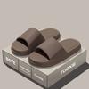 Fashion Women Summer Concise EVA Slippers Men Soft Home Slides Couples Bathroom Non-slip Sandals Adults Comfortable Outdoor Beach Shoes