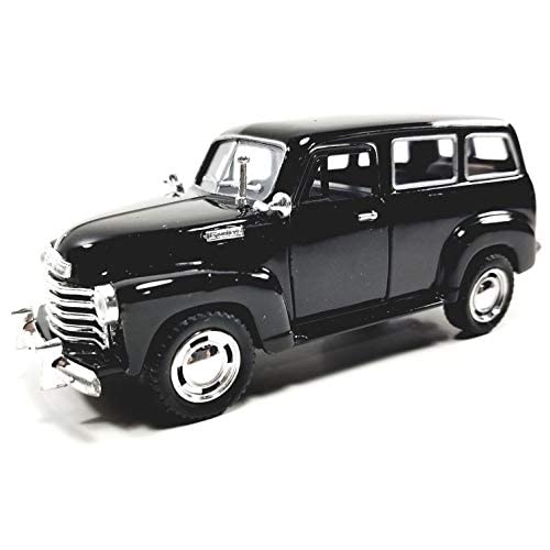 

Kinsmart Chevrolet Suburban 1950 Jet Black SUV 1/36 Scale Diecast Car