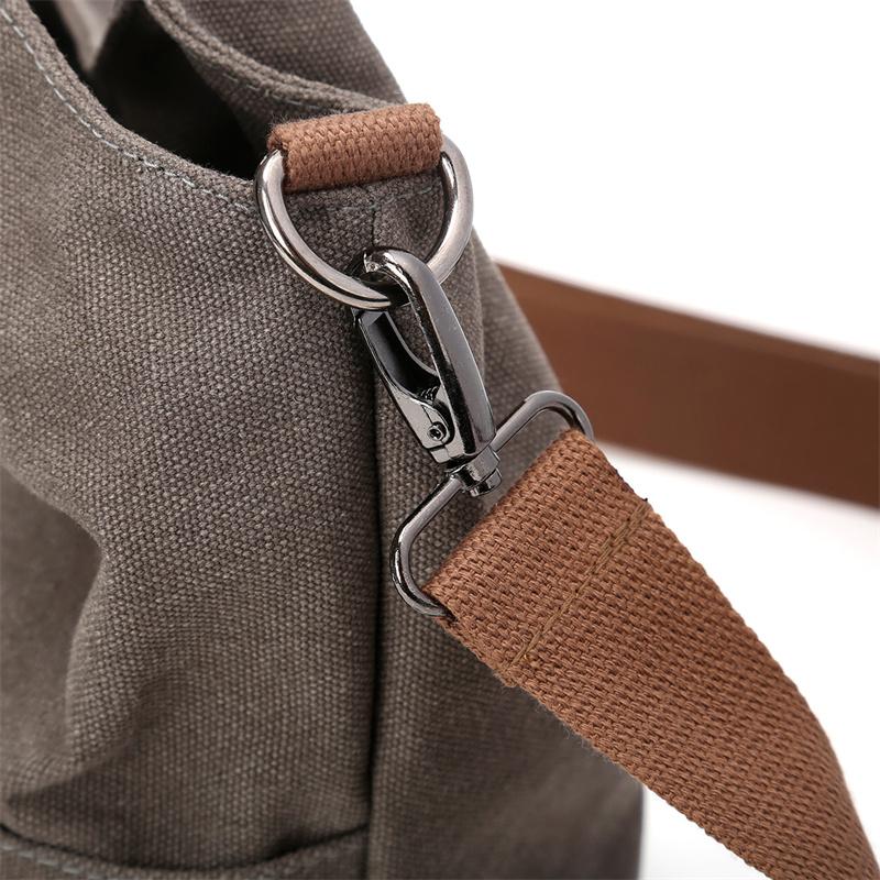 Canvas Shoulder Bag Large Capacity Tote Bag Women's Commuter Underarm Bag