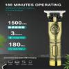 New Oil Head Electric Hair Clipper Men's Professional Sharp Wear-resistant Blade Razor Hair Salon Retro Metal Carving Rechargeable Dual-purpose