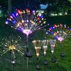 1 Pack Solar Fireworks Lights Outdoor,Holiday Lighting Firework Lights For Garden Patio,Halloween,Christmas,Wedding,Wall Decor