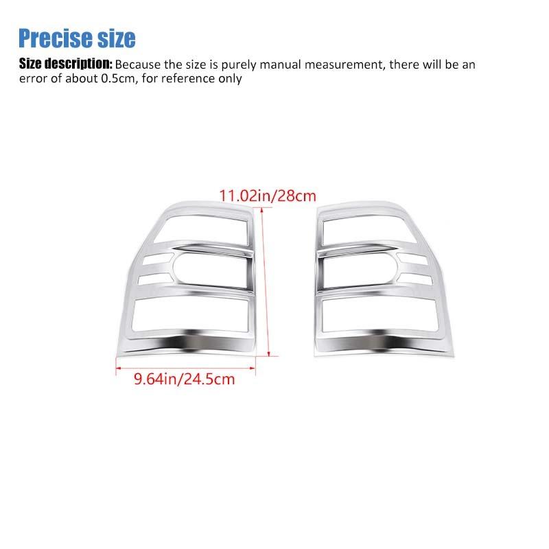 Car Taillight Lampshade Decoration Cover Lamp Protective Decoration Stickers For Mitsubishi PAJERO 2007-2021 Car Exterior Accessories