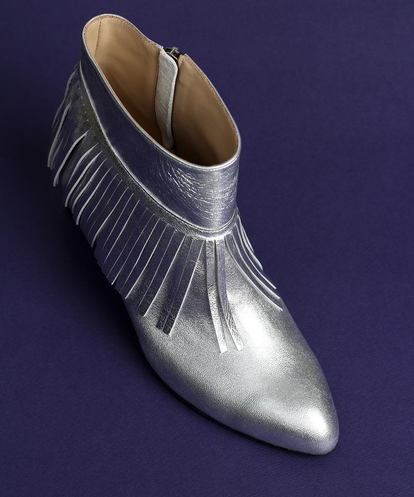 Pleiades Violetta Ankle Boots - Silver