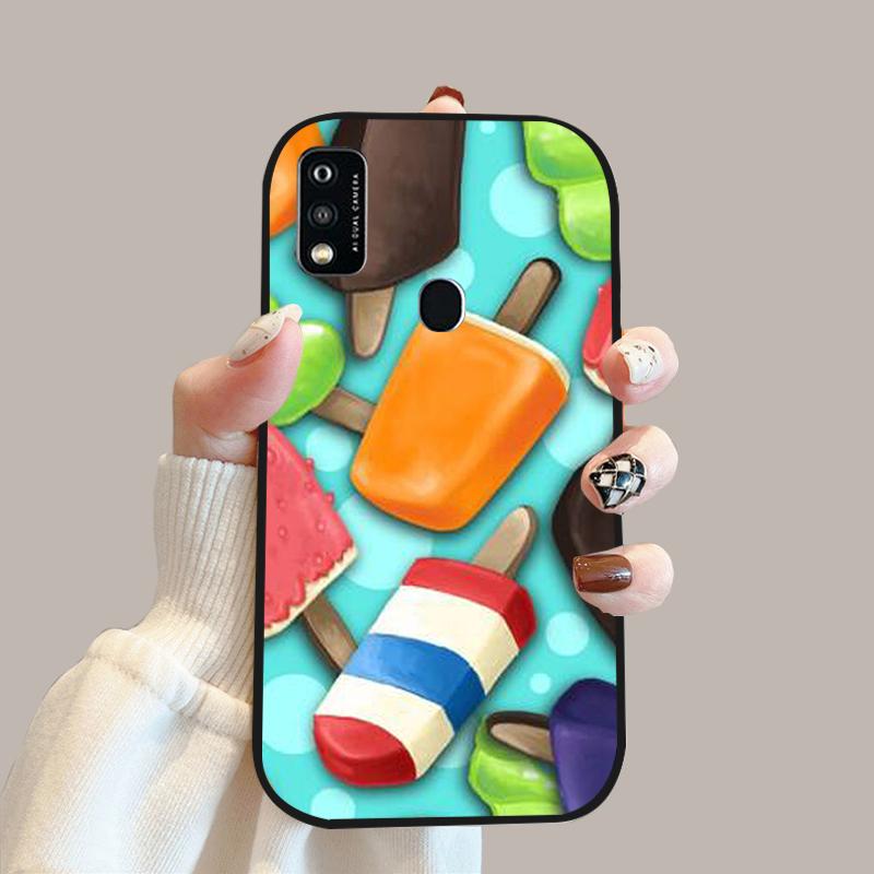 For ZTE Blade A51 Case A52 A53 Color Painted Soft Silicone Phone Cover Cases For ZTE Blade A31 Fashion Protective Fundas Coque