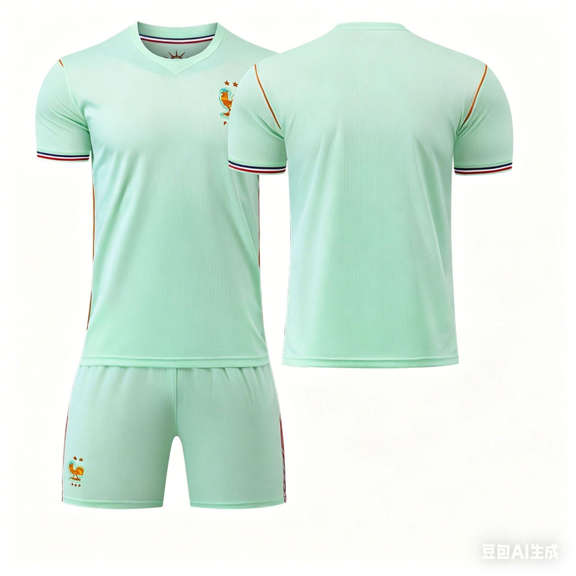 2627 World Cup France away football jersey No. 10 Mbappe short-sleeved cross-border jersey national team jersey summer size 16
