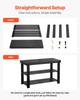 Shoe Rack Bench, 3-Tier Bamboo Entryway Bench, Shoe Storage Organizer Holds Up to 286 lbs, 703 x 288 x 451 mm, for Front Door, Hallway, Living Room,