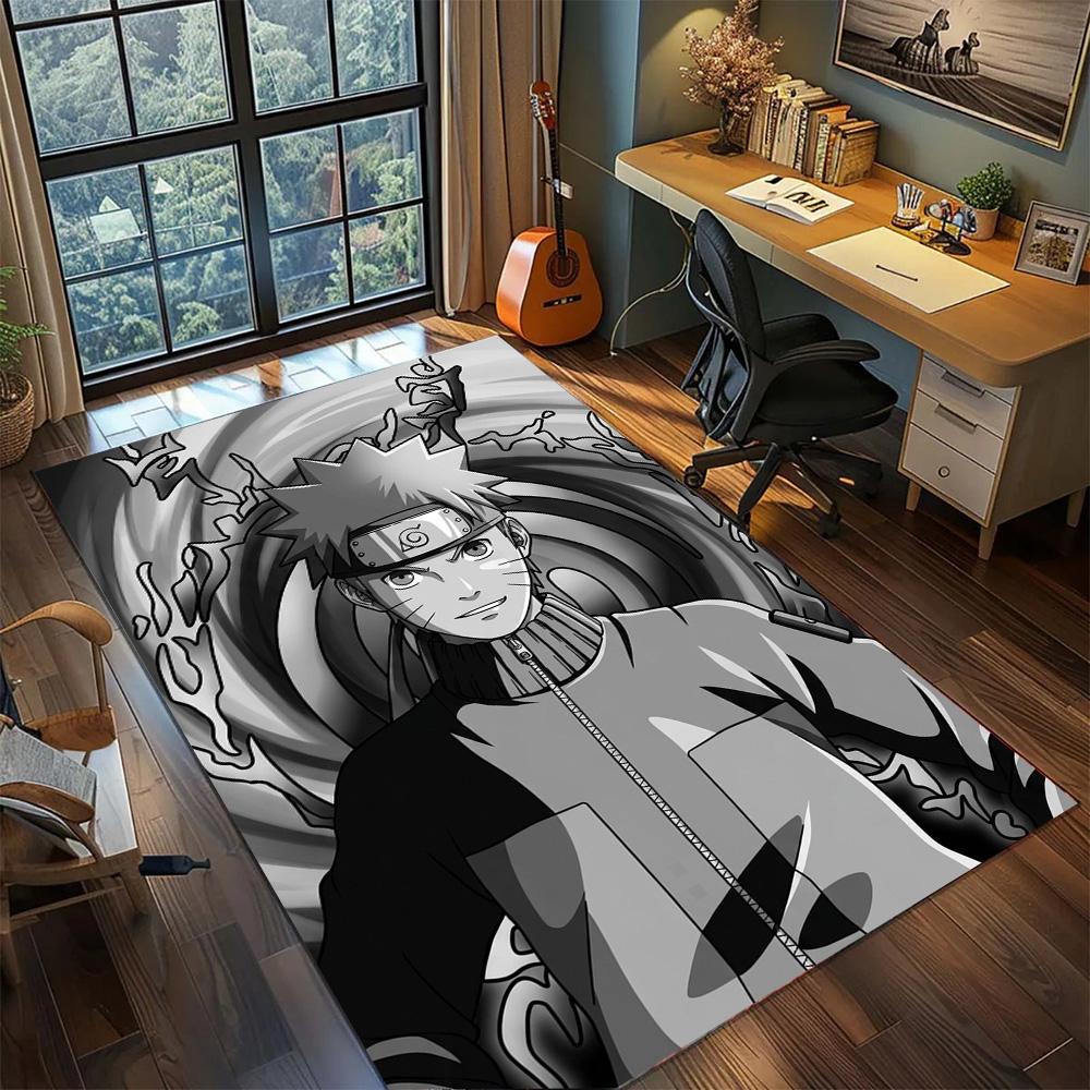 Non Slip Naruto Floor Mat Carpet Washable Large Area Rug for Bedroom Gamer Room Home Decor