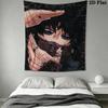 My Hero Academia Wall Tapestry Aesthetic Wall Hanging Printed Fabric Blanket Decorative Tapestries for Bedroom Living Room Home Decor