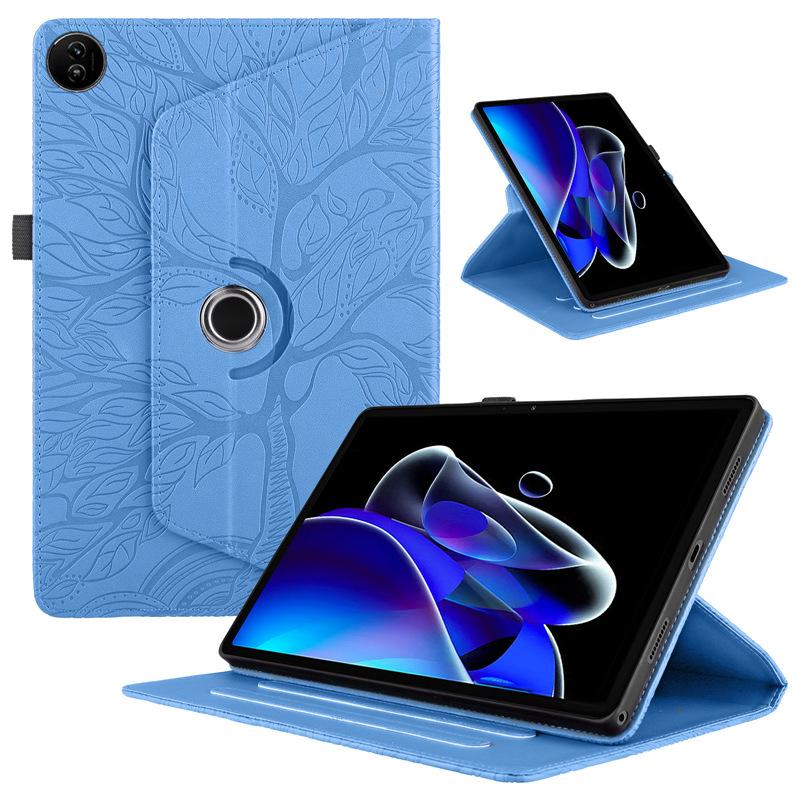 Kompatibel mit OPPO realme Pad 2 11,5 Zoll Tablet-Hülle, 360° drehbarer Ständer, Stoßfeste kratzfeste Abdeckung mit Stifthalter
