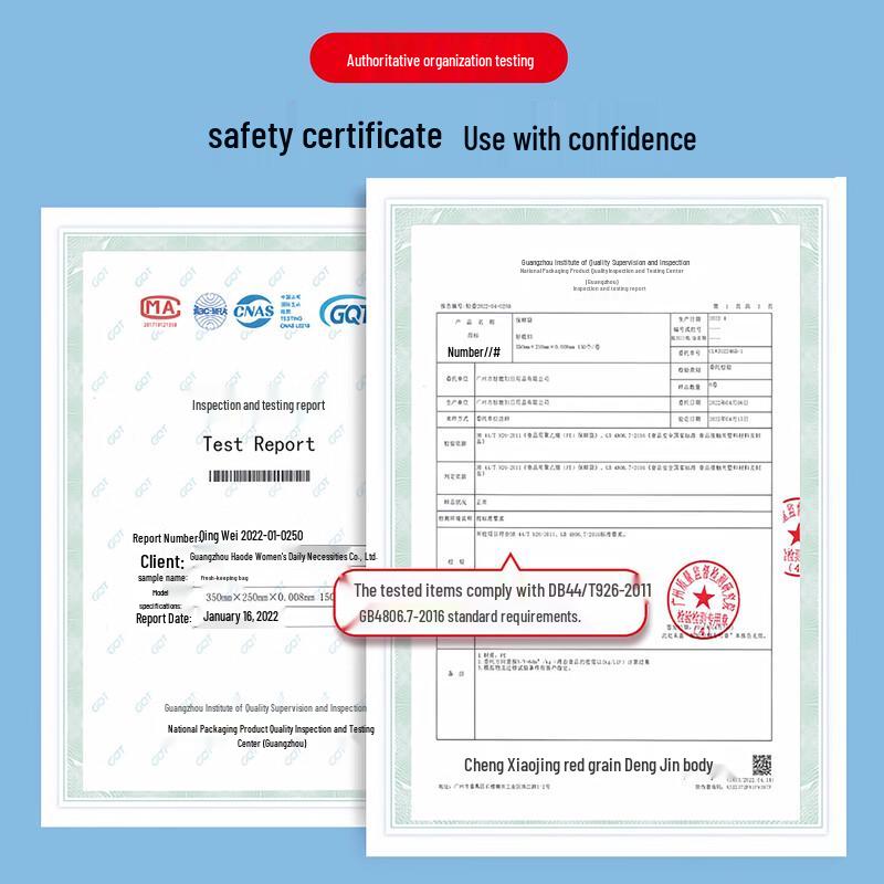 OKWIFE Vest Style Disposable Food Bags