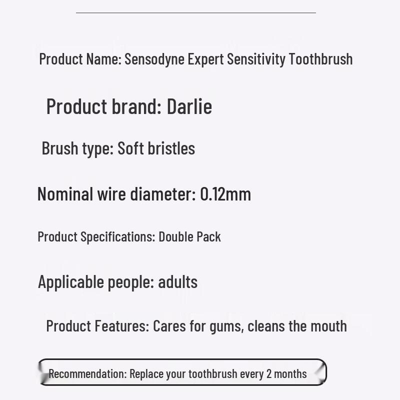 Lengsuanling Professionelle Sensitiv-Zahnbürste (2er-Pack)