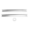 2pcs 304 Stainless Steel Drawer Cap Slip On Door Drawer Edge Guard for 0.75in Thick Doors Drawers
