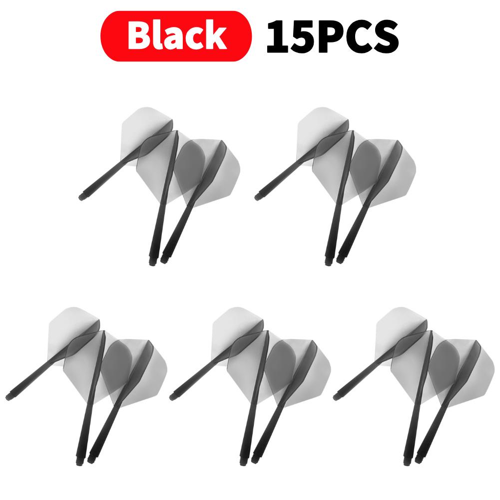 3-30Pcs 2BA Darts Tail Durable Anti-fall Darts Flights Transparent Plastic Darts Shafts Dart Throwing Entertainment Games