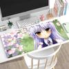Tachibana Kanade Anime A-Angel Beats Mousepad Mouse Mat Desk Mat With Pad Gaming Accessories Prime Gaming XXL Keyboard Pad Pad