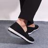 Boxed old Beijing cloth shoes men's single shoes breathable leisure elderly pedal driving work black cloth shoes