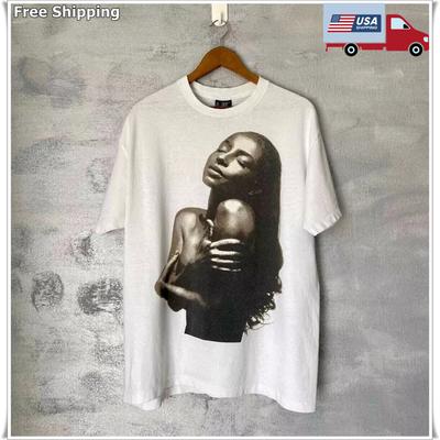 Sade Love Deluxe World Tour 1993 Vintage Soul R&B White Concert T-Shirt