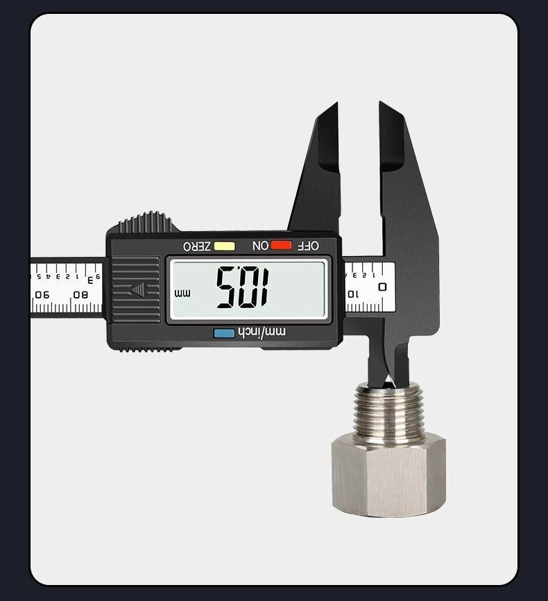 High-Precision 150mm Digital Vernier Caliper for Measuring Depth, Inner & Outer Diameters - Ideal for Jewelry & Literature Work
