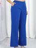 2026 Women's Loose Casual Chiffon Autumn Suit: Solid Color Top and Pants Set
