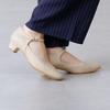 Genuine Leather Comfortable Walk Series Comfygel Support Insole Bolognese Construction HIMIKO Himiko Heel Strap Pumps 605006 Light Beige 265 3.5cm