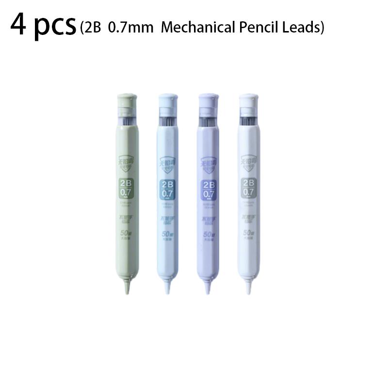 

M&G 4pcs 2B 0.5mm/0.7mm Mechanical Pencil Leads Automatic Pencil Lead Core Drawing Sketch Tool Stationery School&Office Supplies