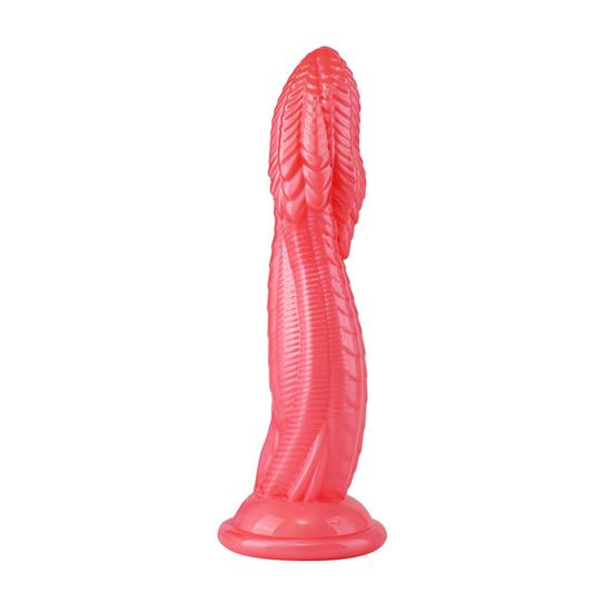 Suction Cup Fantasy Animal Dildo for Women, Soft Alien-Shaped Fake Phallus, Real Touch Adult Toy for Solo Hands-Free Play