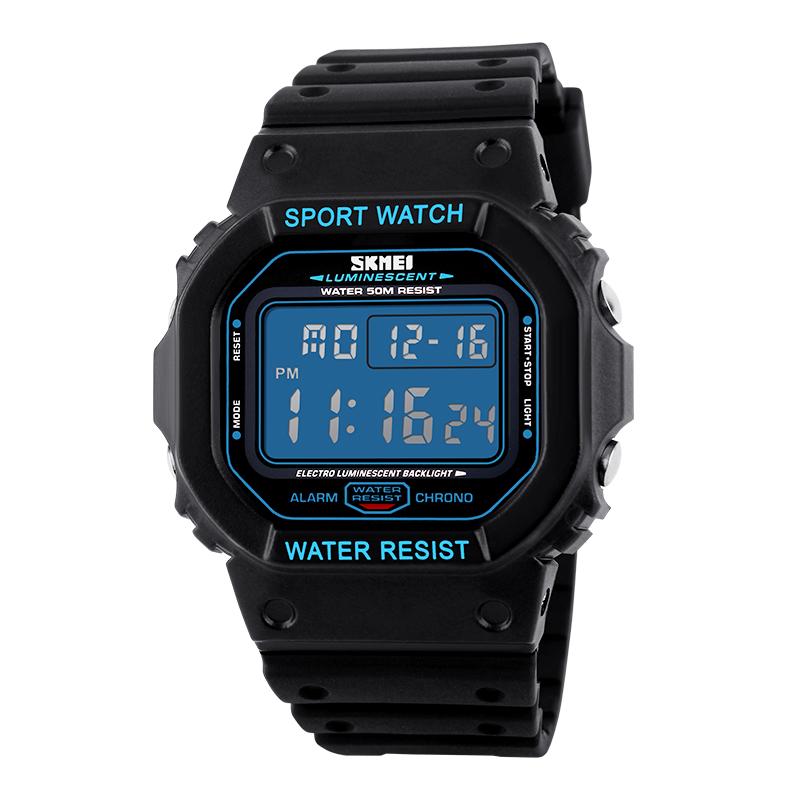 Jyullieoseu Skmei Unisex Square Digital Watch 1134