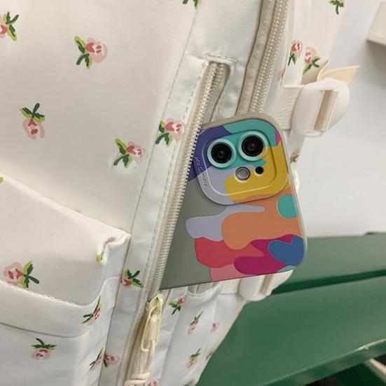 Floral Backpack for Girls Large Capacity Backpack with Padded Shoulder Straps