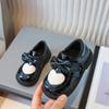 Baby Girl's Princess Shoes Soft Leather Bowknot Cute Children Autumn Shoes Toddler Light Comfy Heart Kids Flat Shoes