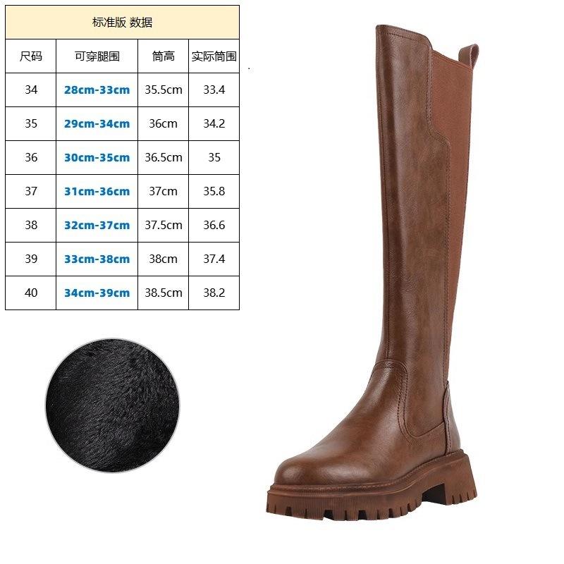 

Новые женские сапоги большого размера с большим обхватом голенища, высокие сапоги, рыцарские сапоги, одинарные сапоги, но длинные сапоги до колена, тонкие сапоги 40