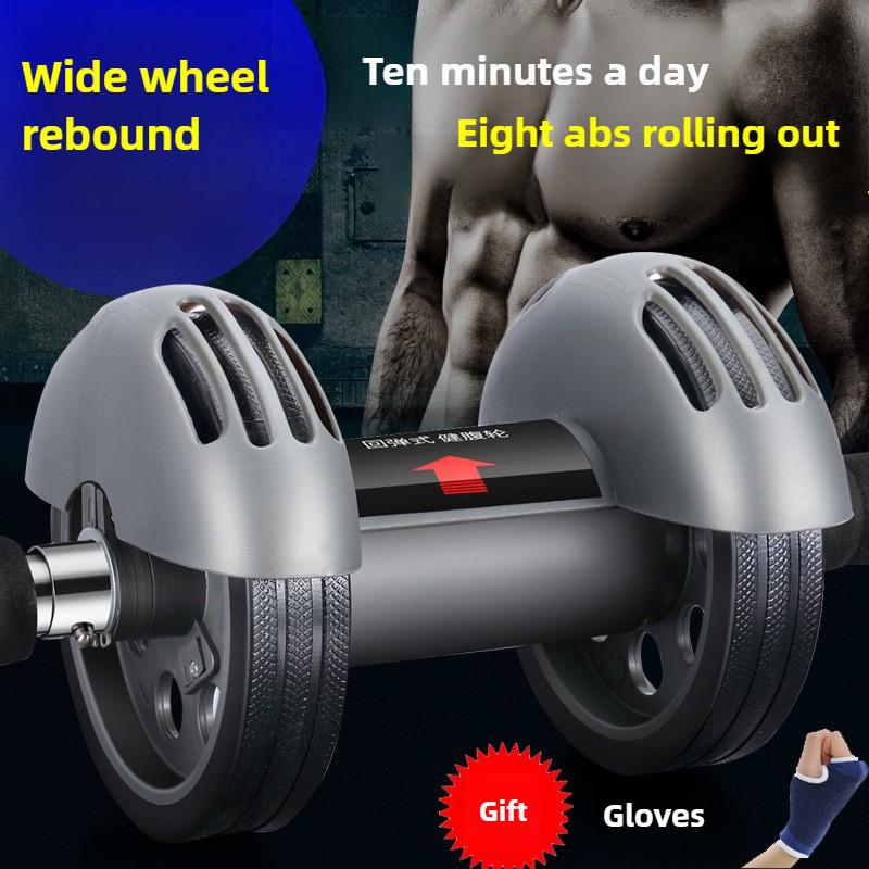 Auto Rebound Abdominal Wheel Abs Roller Abs & Core Workout Equipment for Home Gym