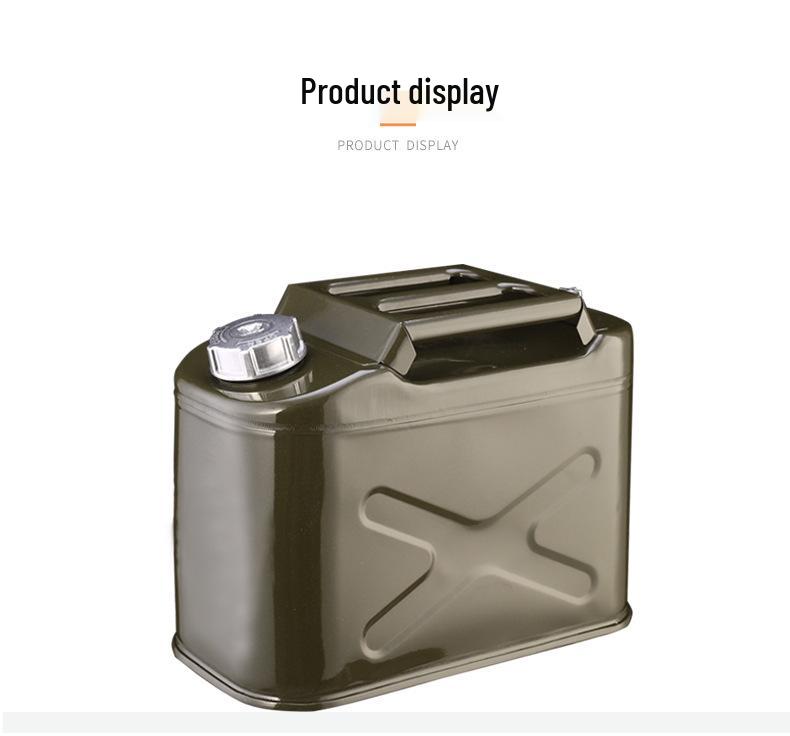 Gasoline/Diesel Fuel Can: 10L & 20L Spare Tank, Thickened Sheet Metal