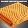 Waffle Weave Glass Wash Towel Auto Cleaning Accessories Strong Water Absorbent Towels