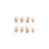 Artificial Nails Wearable Manicure, Ballet Manicure, Gradient Tulip Flower Manicure, Removable French Manicure