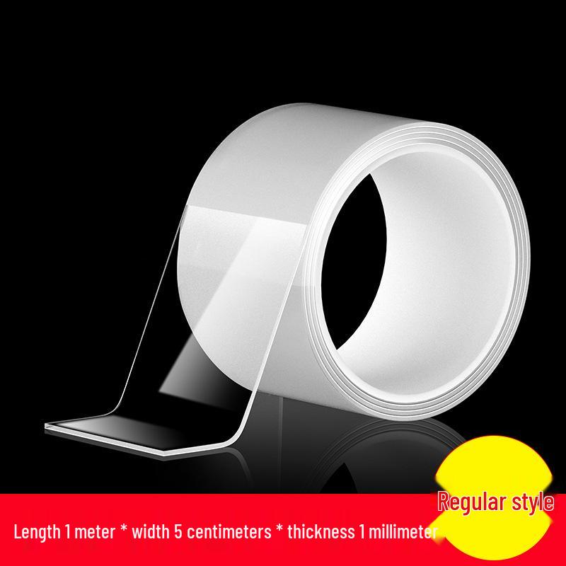Ultra-Thin Transparent Nano Tape - High Viscosity, Strong Waterproof, Double-Sided, No-Trace Wall Fixation.